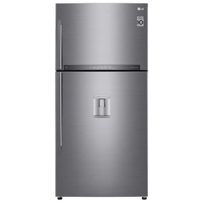 Хладилник с горна камера LG GTF916PZPED*** , 592 l, E , No Frost , Инокс