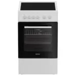 ЗОРА Готварска печка (ток) Indesit I5V8PMW , Бял , Керамични