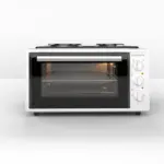 ЗОРА Готварска печка (мини) Crown CMO-466WF , 2 ток , Бял