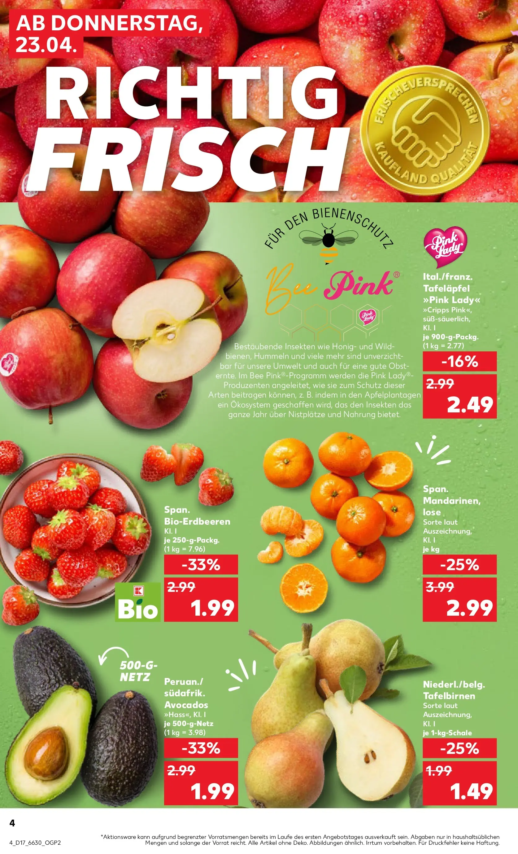 Prospekt Kaufland ab 20.04.2026 » Angebote Online zum Blättern | Seite: 16 | Produkte: Avocado, Obst