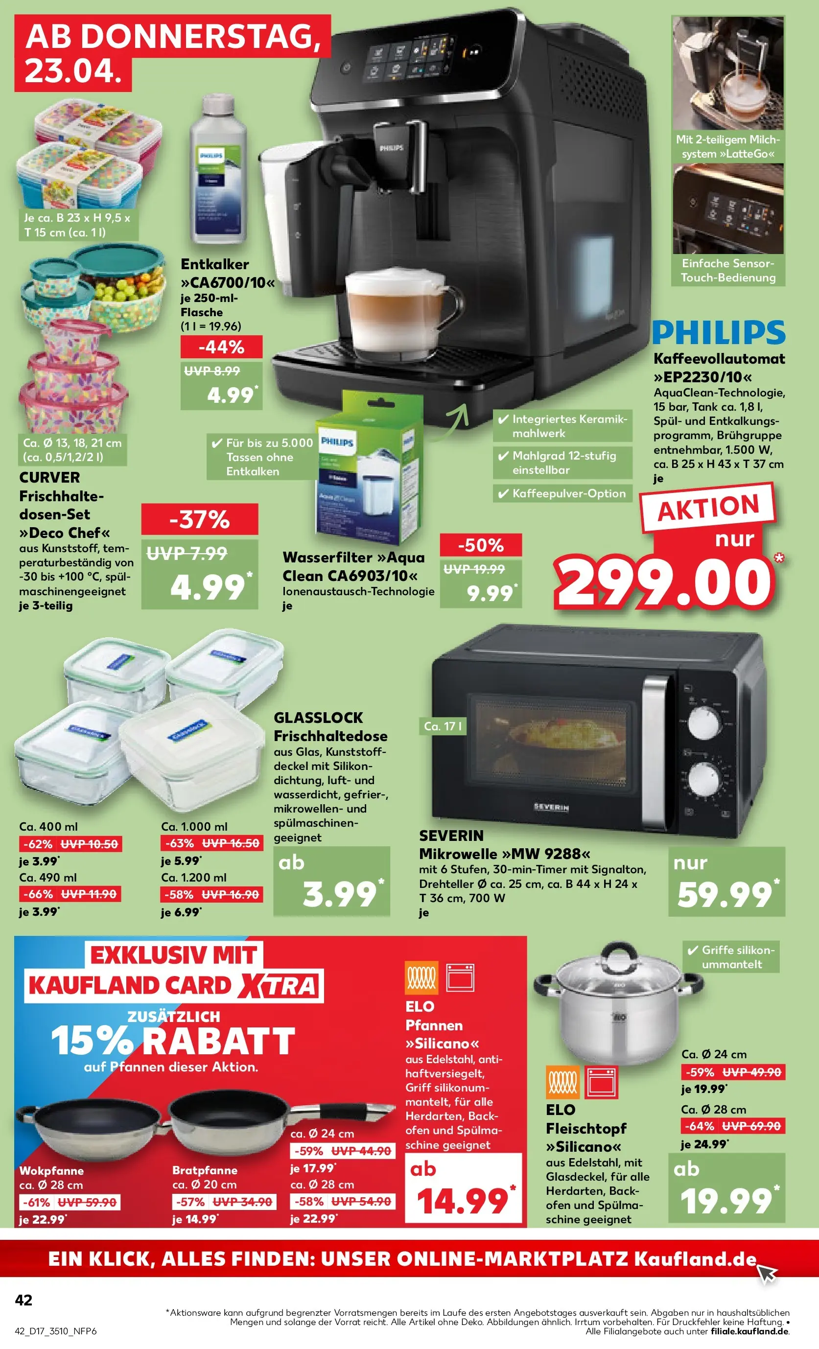 Prospekt Kaufland ab 22.04.2026 » Angebote Online zum Blättern | Seite: 42 | Produkte: Ofen, Milch, Backofen, Wok