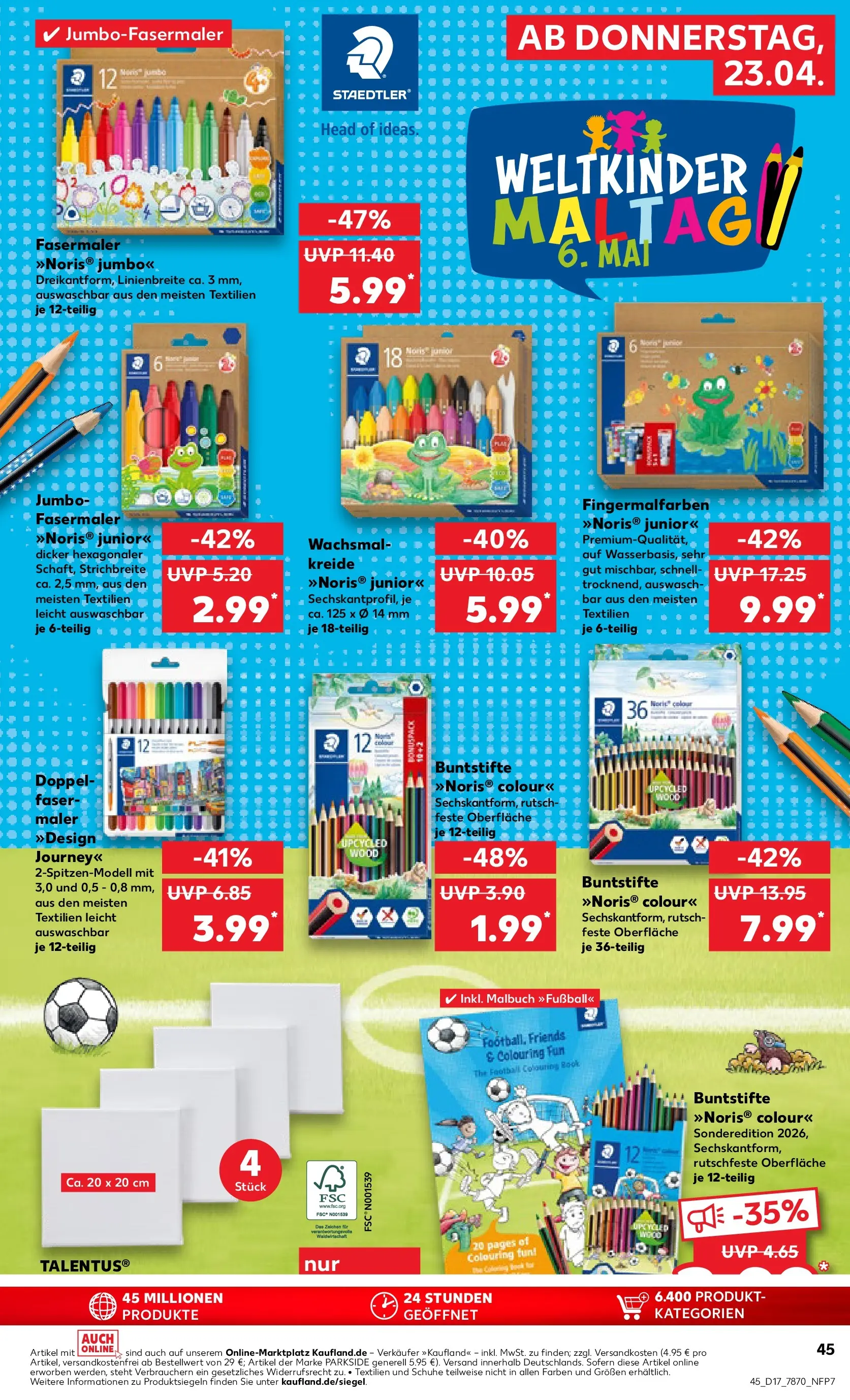 Prospekt Kaufland ab 20.04.2026 » Angebote Online zum Blättern | Seite: 57 | Produkte: Fußball, Football