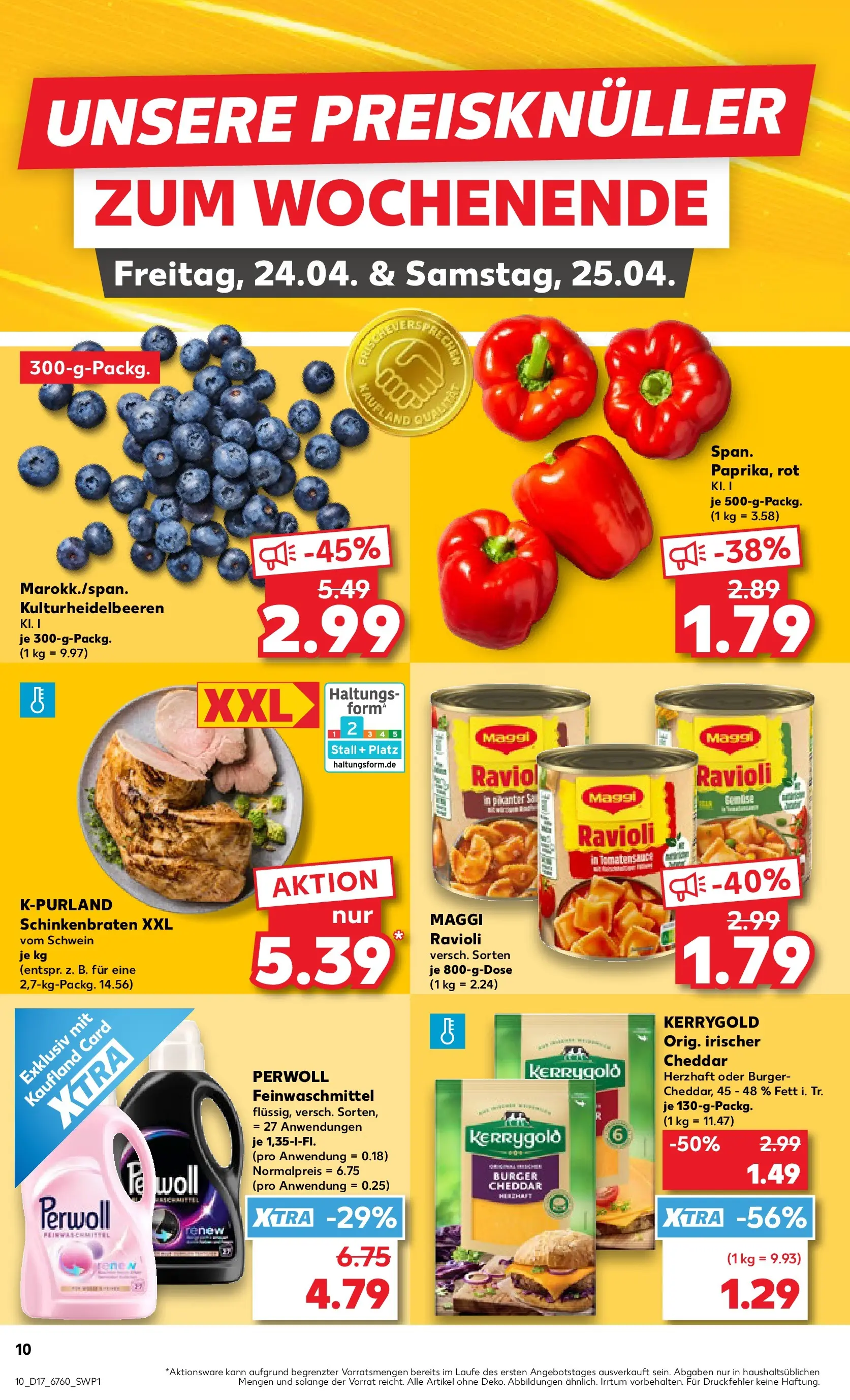 Prospekt Kaufland ab 20.04.2026 » Angebote Online zum Blättern | Seite: 22 | Produkte: Maggi, Burger, Perwoll
