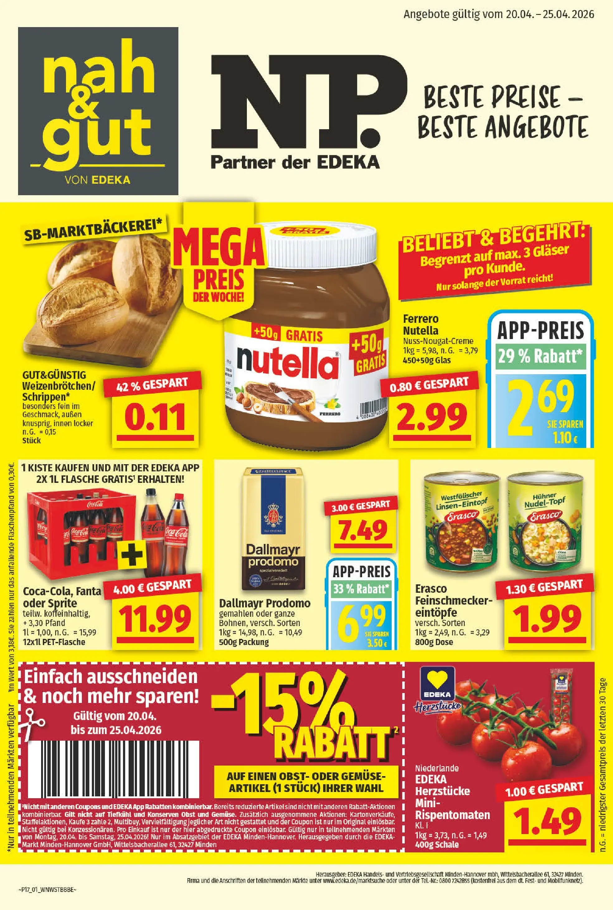 Angebote - Wochenangebote (ab 19.04.2026) zum Blättern | Seite: 1