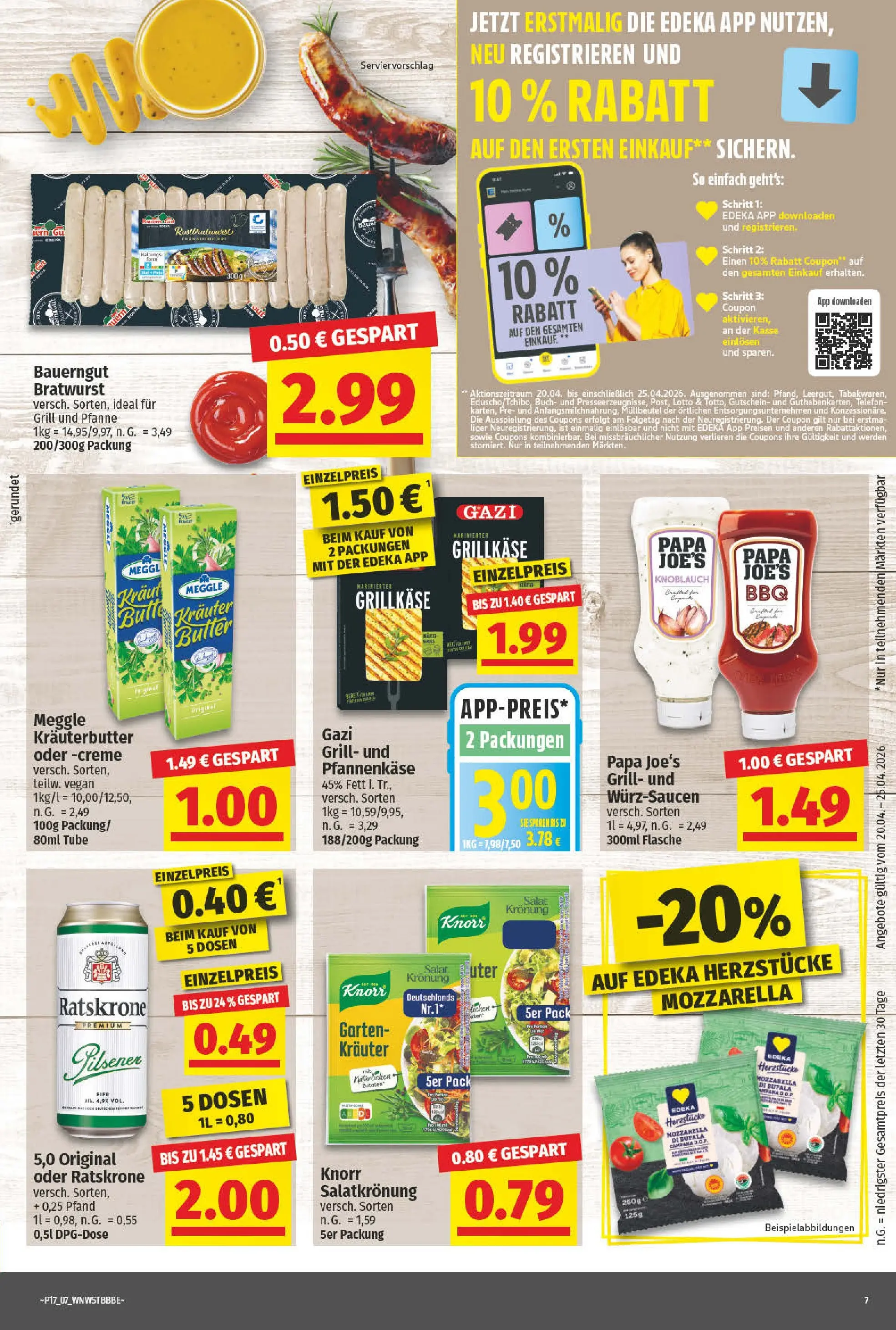 Angebote - Wochenangebote (ab 19.04.2026) zum Blättern | Seite: 7