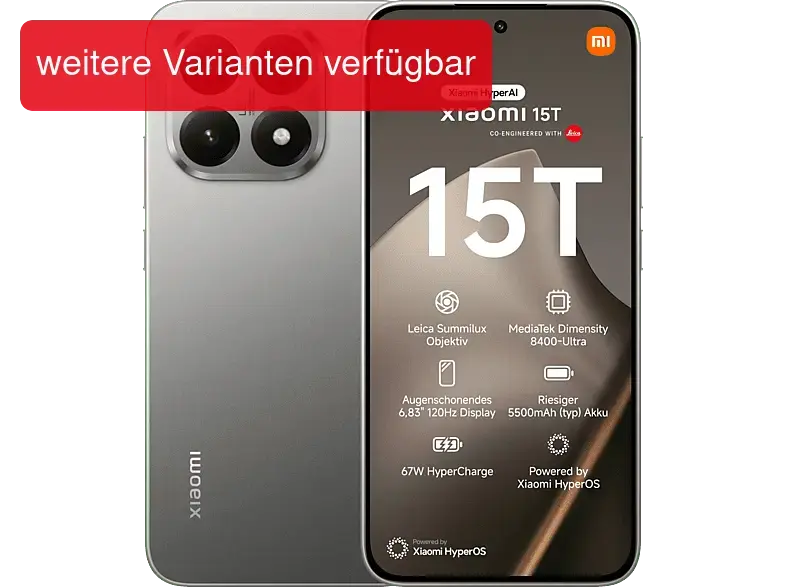 XIAOMI 15T 256 GB Gray Dual SIM