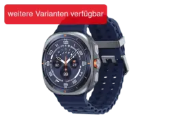 SAMSUNG Galaxy Watch Ultra 47 mm Smartwatch Nitrilkautschuk, 90-140 mm, Titanium Blue