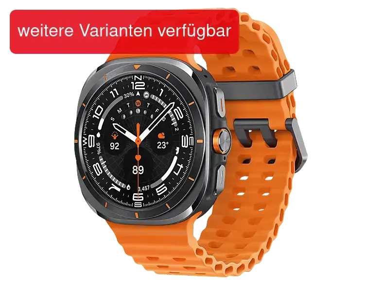 SAMSUNG Galaxy Watch Ultra 47 mm Smartwatch Nitrilkautschuk, 90-140 mm, Titanium Gray