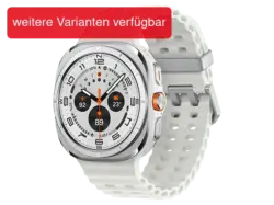 SAMSUNG Galaxy Watch Ultra 47 mm Smartwatch Nitrilkautschuk, 90-140 mm, Titanium White