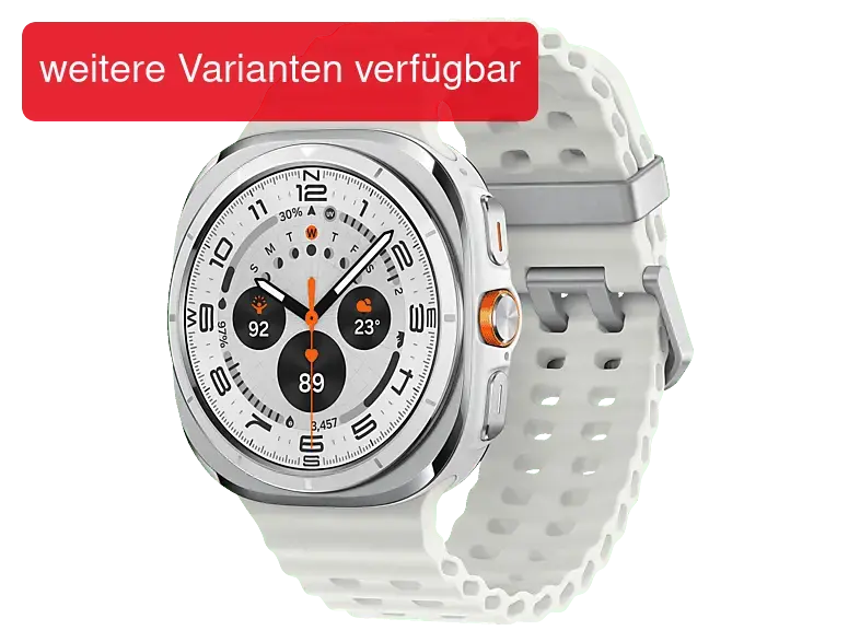 SAMSUNG Galaxy Watch Ultra 47 mm Smartwatch Nitrilkautschuk, 90-140 mm, Titanium White