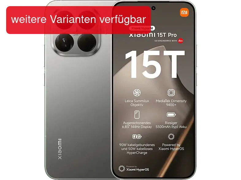 XIAOMI 15T Pro 512 GB Gray Dual SIM
