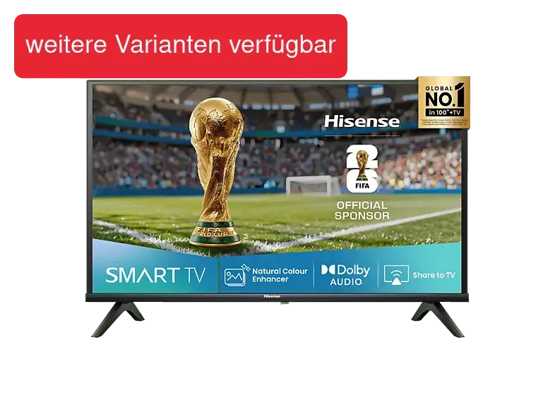 HISENSE 32A4Q LED TV (Flat, 32 Zoll / 80 cm, HD-ready, SMART TV)