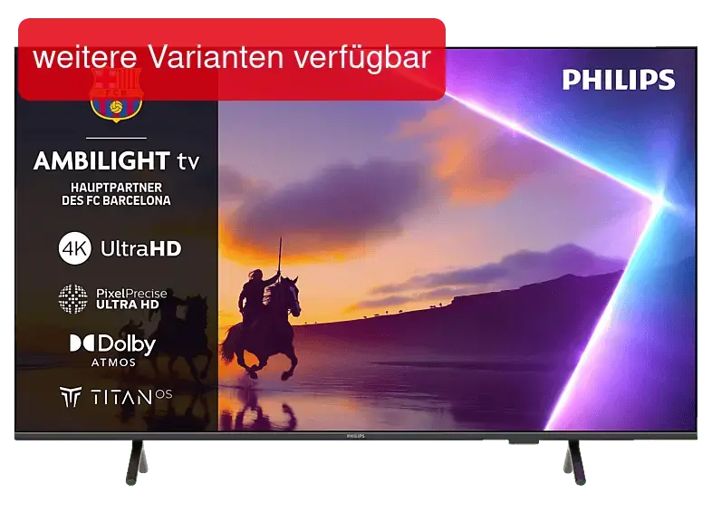 PHILIPS 43PUS8550/12 LED Ambilight TV (Flat, 43 Zoll / 108 cm, UHD 4K, SMART TV, Ambilight)