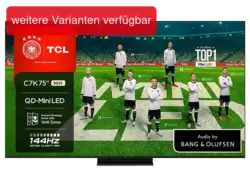 TCL 75C7K QD-Mini-LED Google TV (Flat, 75 Zoll / 189 cm, HDR 4K, SMART TV)