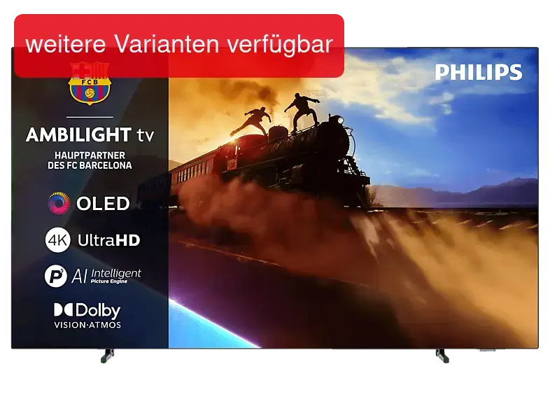 PHILIPS 55OLED760/12 OLED Ambilight TV (Flat, 55 Zoll / 139 cm, UHD 4K, SMART TV, Ambilight)