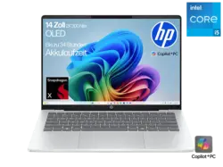 HP OmniBook 5 OLED 14-he0354ng, Copilot+ PC - 14 Zoll Snapdragon X X1-26-100 16 GB 512 Adreno&trade; Onboard Graphics Windows 11 Home