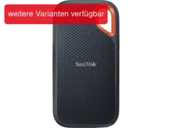 SANDISK Extreme Portable 1050 MB/s PC/Mac Festplatte, 1 TB SSD, extern, Grau/Orange