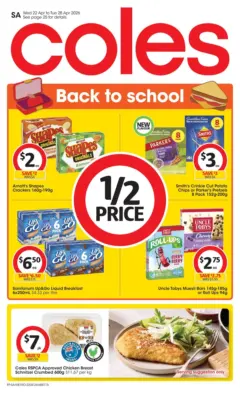 Preview of Coles catalogue SA - valid from 22.04.2026