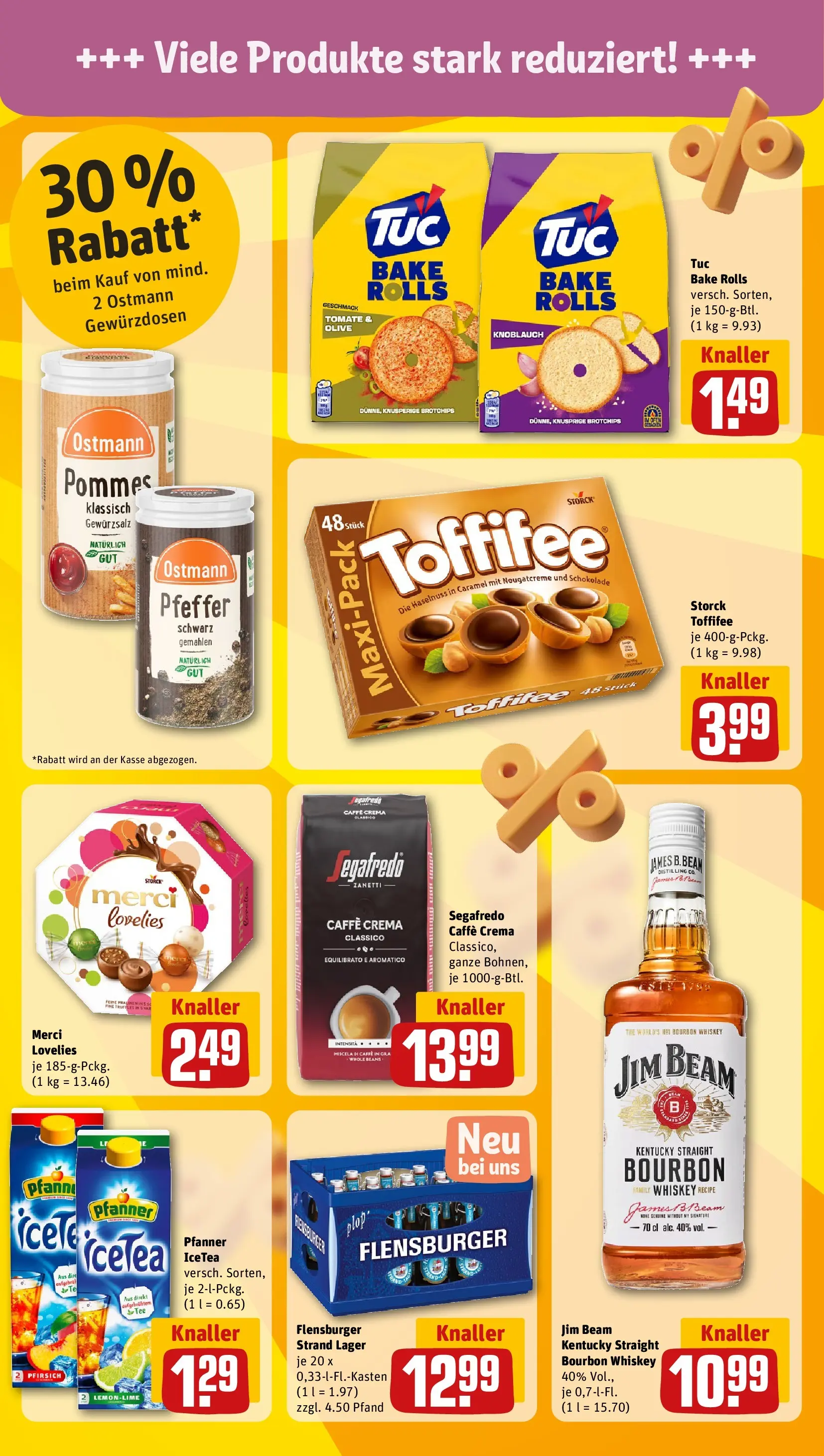 REWE Prospekt ab 20.04.2026 zum Blättern » Angebote | Seite: 5 | Produkte: Merci, Gewürzsalz, Schokolade, Whiskey