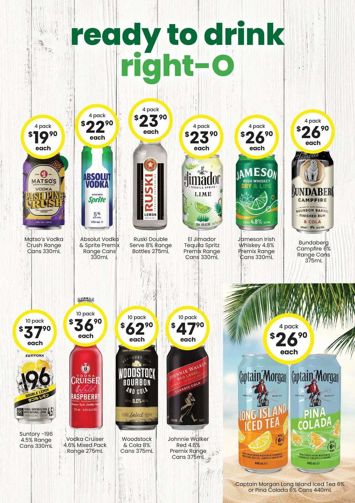 The Bottle-O catalogue Burdell  - 19/04/2026 > weekly / monthly specials | Page: 5 | Products: Tea, Whiskey, Lemon, Lime