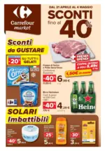 Carrefour Market Superstore Sconti fino al 40% - al 04.05.2026