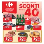 Carrefour Market Superstore Sconti fino al 40% - al 04.05.2026