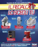 Trony TRONY - VOLANTINO - Informatica TV Telefonia e Elettrodomestici online - al 27.04.2026