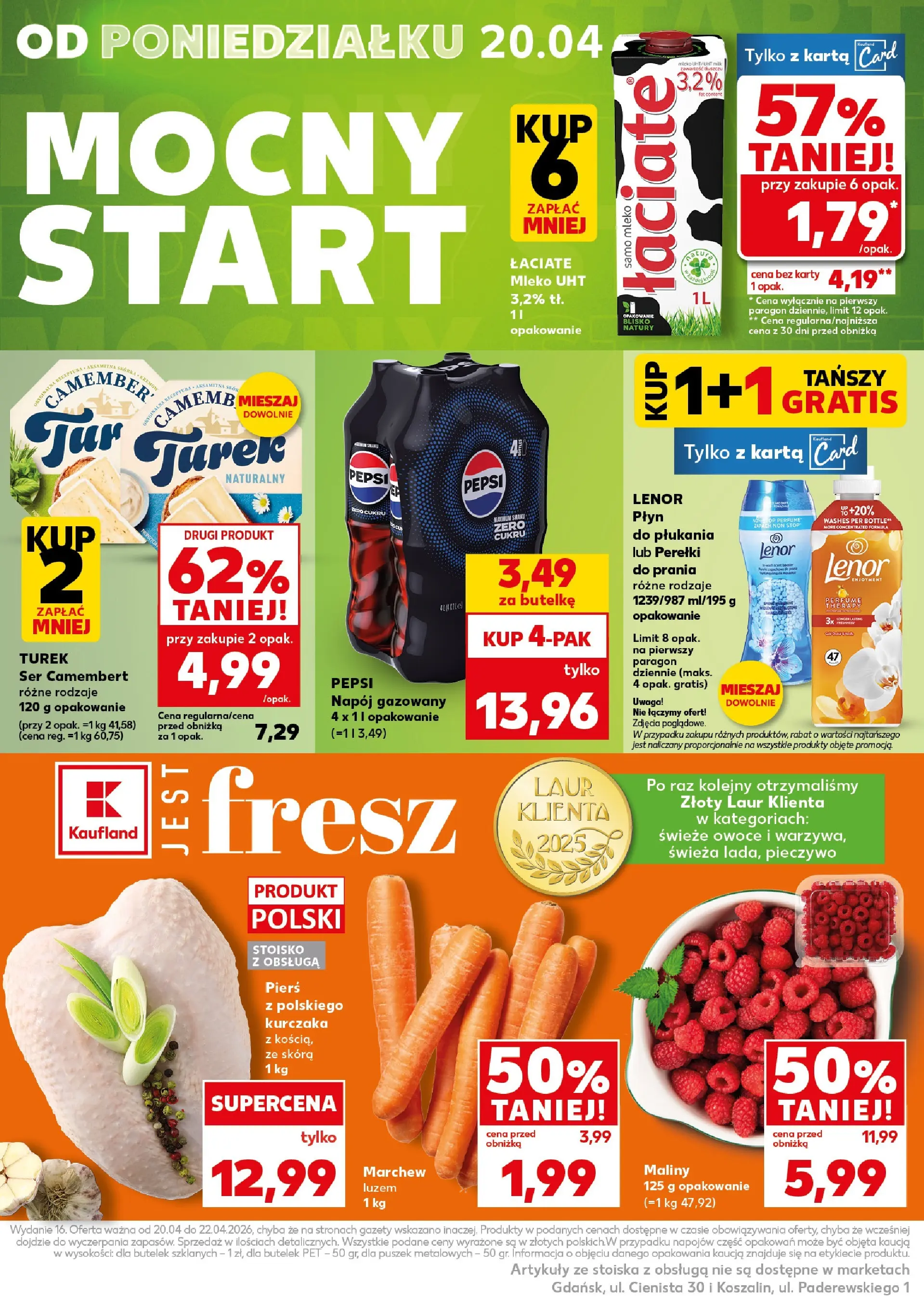 Kaufland - Kaufland Gazetka Tygodnia ważna do 22.04 od 15.04.2026 - od jutra PDF | Strona: 62