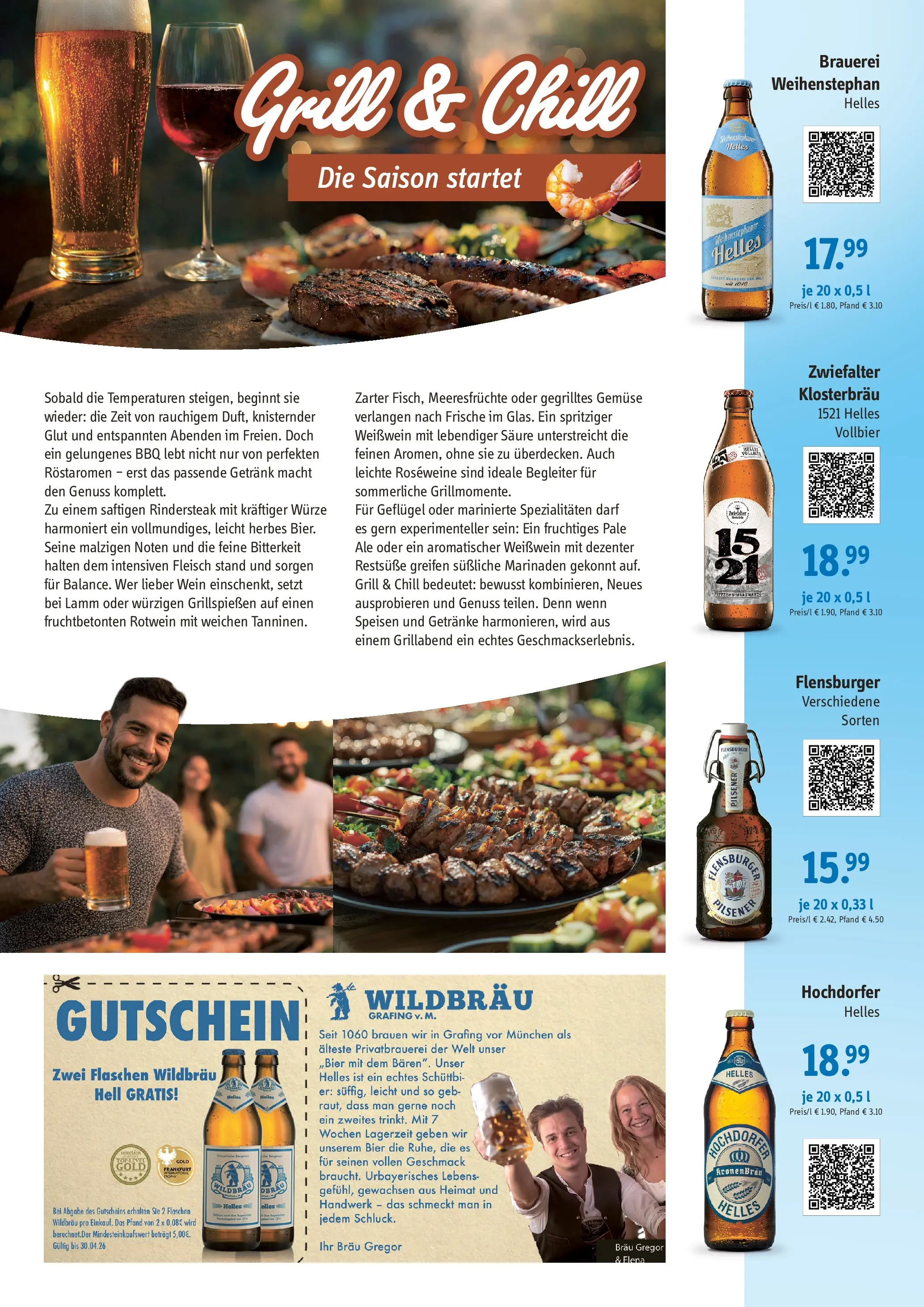 Angebote - Getränke Kusche: Angebote (ab 26.04.2026) zum Blättern | Seite: 2 | Produkte: Weißwein, Flensburger, Wein, Fleisch