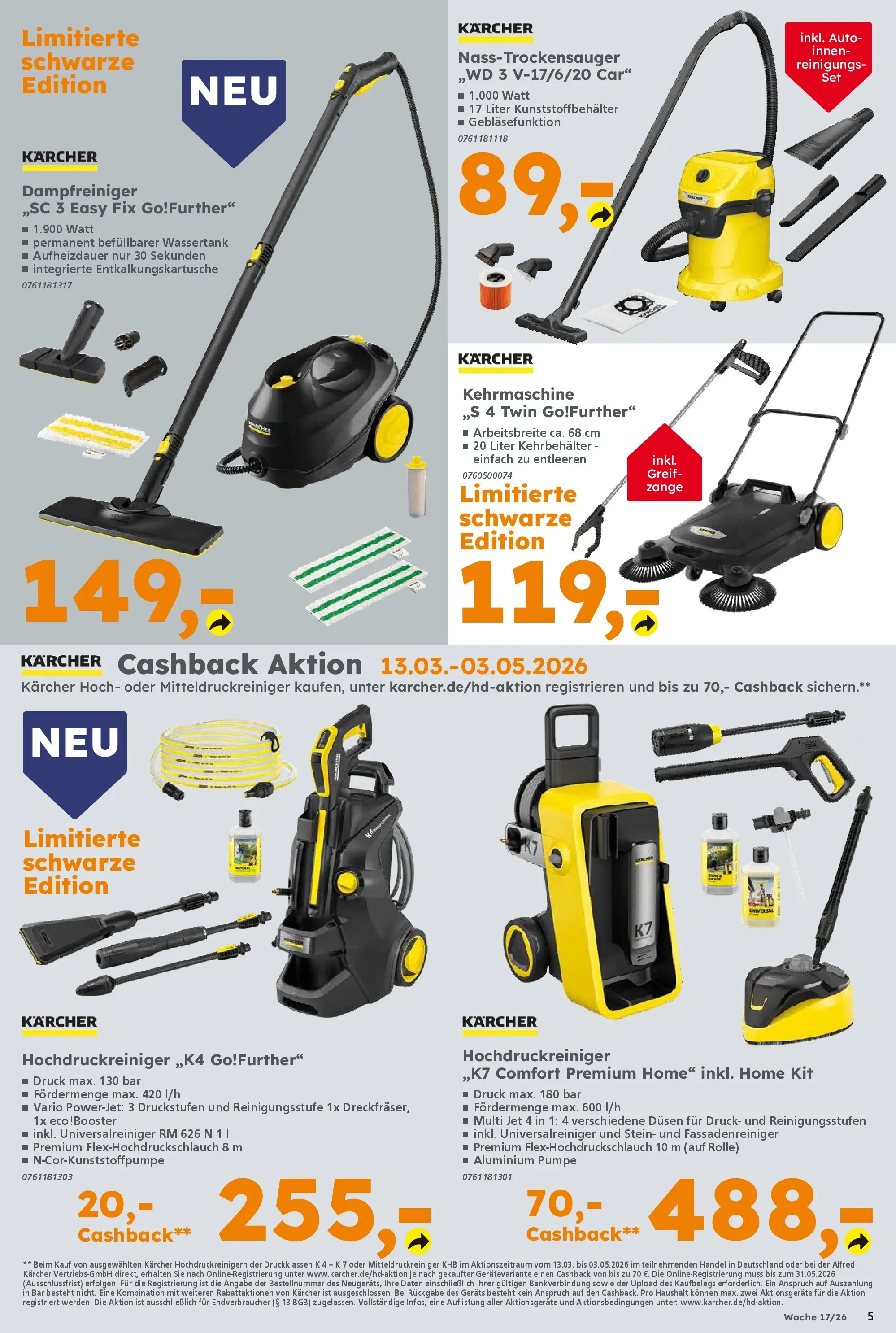 Globus Baumarkt Prospekt Heusweiler	 (ab 20.04.2026) zum Blättern | Seite: 5 | Produkte: Hochdruckreiniger