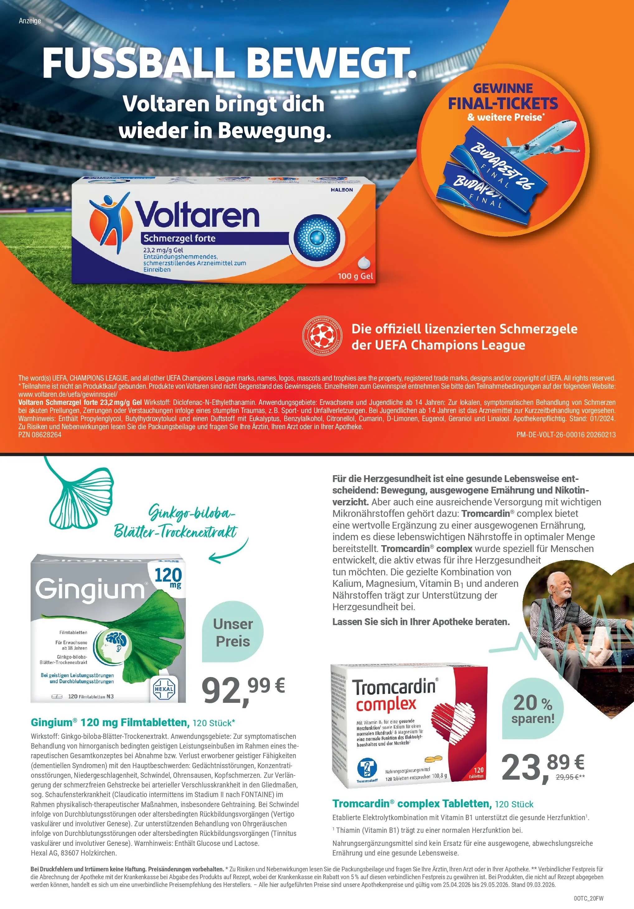 Angebote - Ihre Apotheke vor Ort: Jetzt alle Angebote auch online entdecken! (ab 24.04.2026) zum Blättern | Seite: 7 | Produkte: Fußball