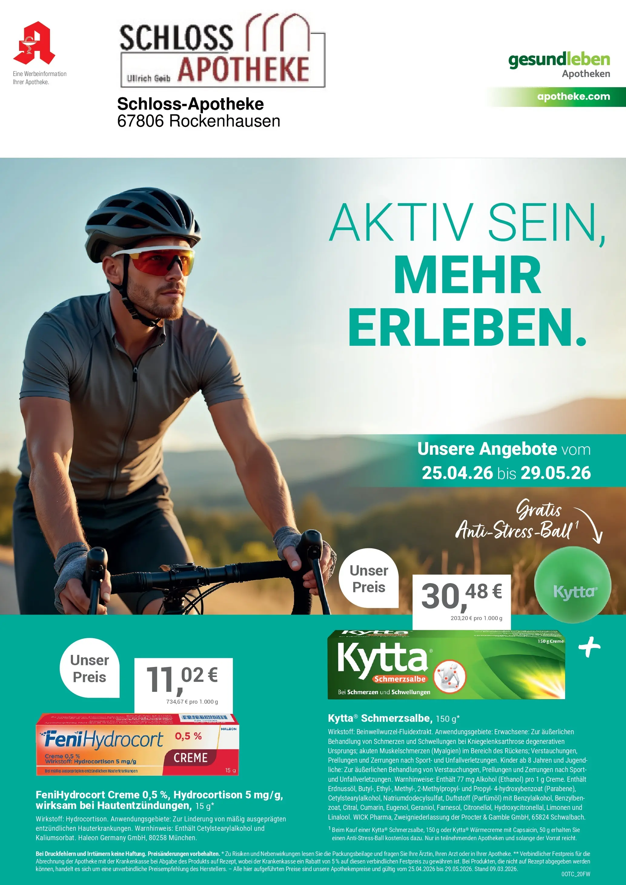 Angebote - Ihre Apotheke vor Ort: Jetzt alle Angebote auch online entdecken! (ab 24.04.2026) zum Blättern | Seite: 1 | Produkte: Creme