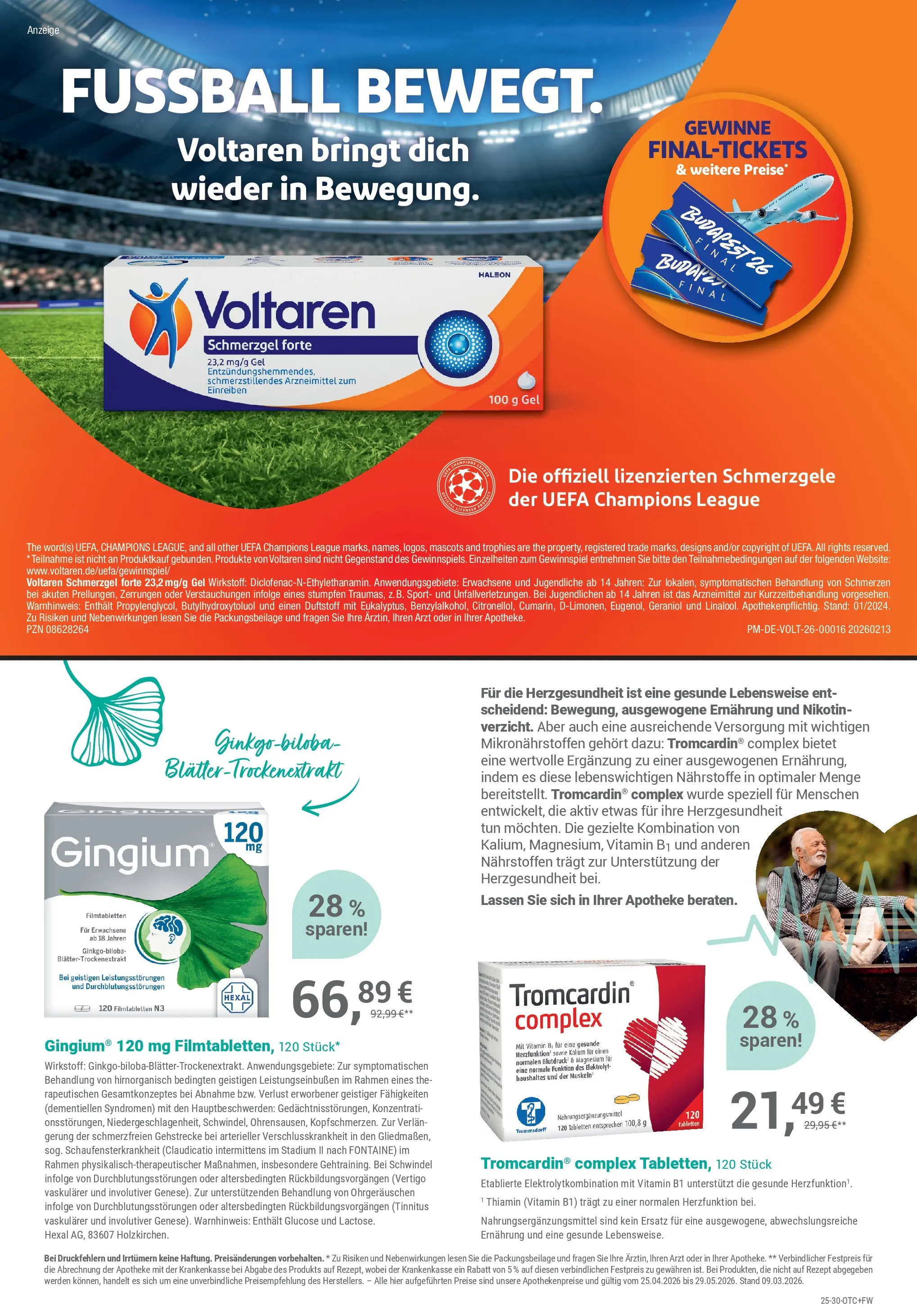 Angebote - Ihre Apotheke vor Ort: Jetzt alle Angebote auch online entdecken! (ab 24.04.2026) zum Blättern | Seite: 7 | Produkte: Fußball