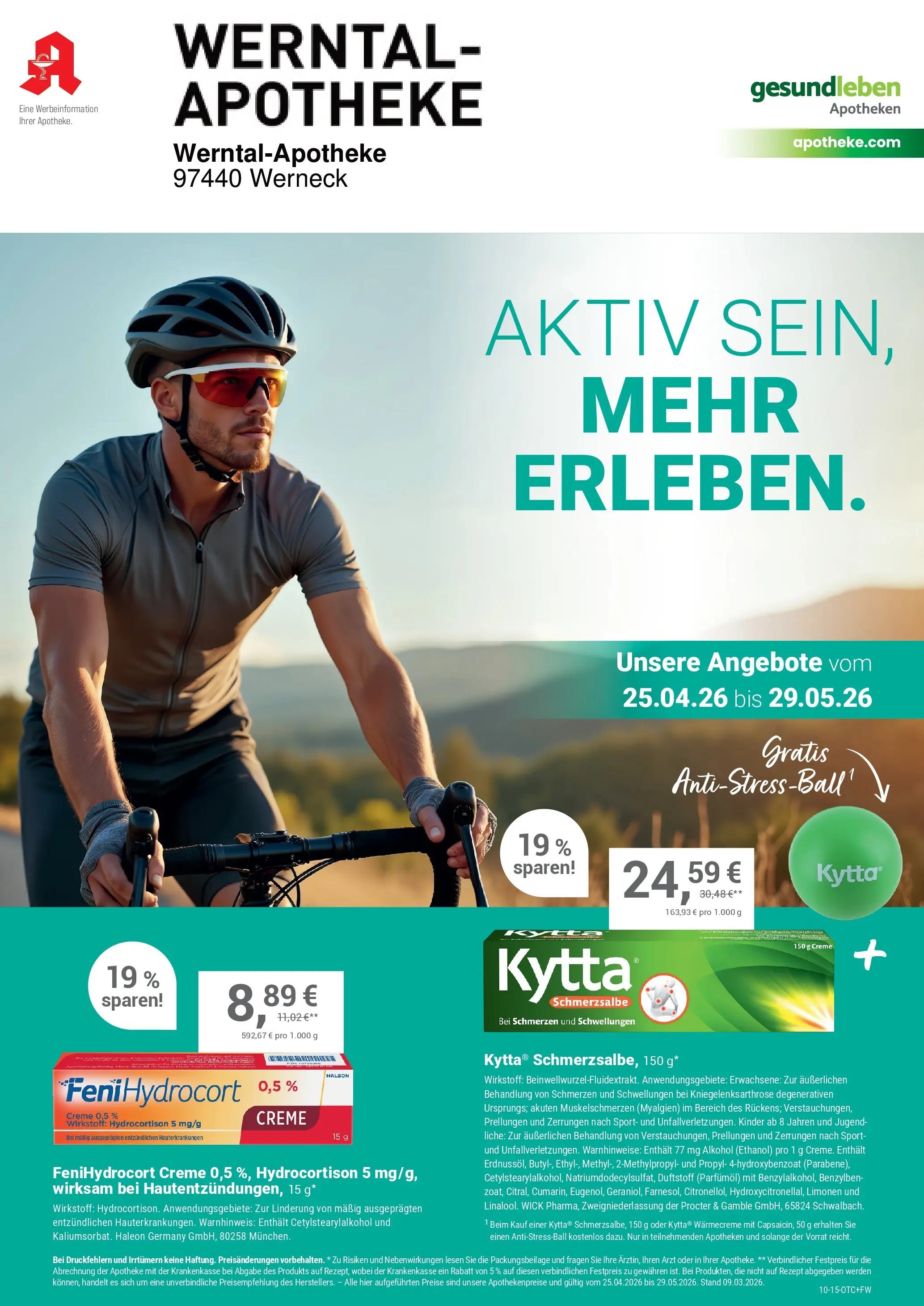 Angebote - Ihre Apotheke vor Ort: Jetzt alle Angebote auch online entdecken! (ab 24.04.2026) zum Blättern | Seite: 1 | Produkte: Creme