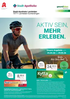 Angebote - Ihre Apotheke vor Ort: Jetzt alle Angebote auch online entdecken! ab 24.04.2026 gültig