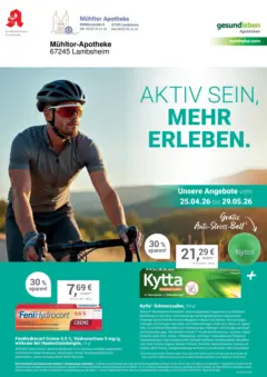 Angebote - Ihre Apotheke vor Ort: Jetzt alle Angebote auch online entdecken! ab 24.04.2026 gültig