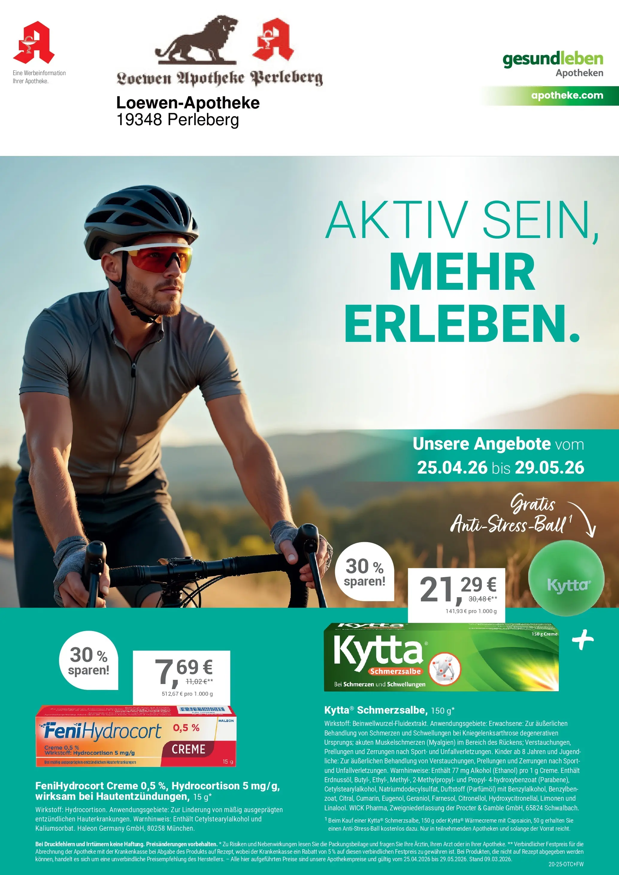 Angebote - Ihre Apotheke vor Ort: Jetzt alle Angebote auch online entdecken! (ab 24.04.2026) zum Blättern | Seite: 1 | Produkte: Creme