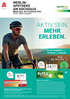Angebote - Ihre Apotheke vor Ort: Jetzt alle Angebote auch online entdecken! ab 24.04.2026 gültig