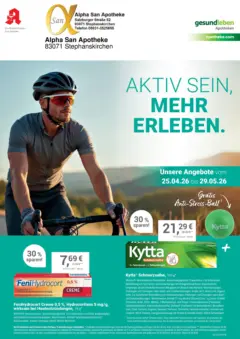 Angebote - Ihre Apotheke vor Ort: Jetzt alle Angebote auch online entdecken! ab 24.04.2026 gültig