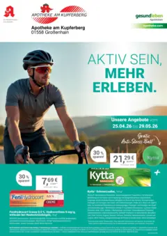 Angebote - Ihre Apotheke vor Ort: Jetzt alle Angebote auch online entdecken! ab 24.04.2026 gültig Angebote - Ihre Apotheke vor Ort: Jetzt alle Angebote auch online entdecken! ab 24.04.2026 gültig