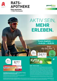 Angebote - Ihre Apotheke vor Ort: Jetzt alle Angebote auch online entdecken! ab 24.04.2026 gültig