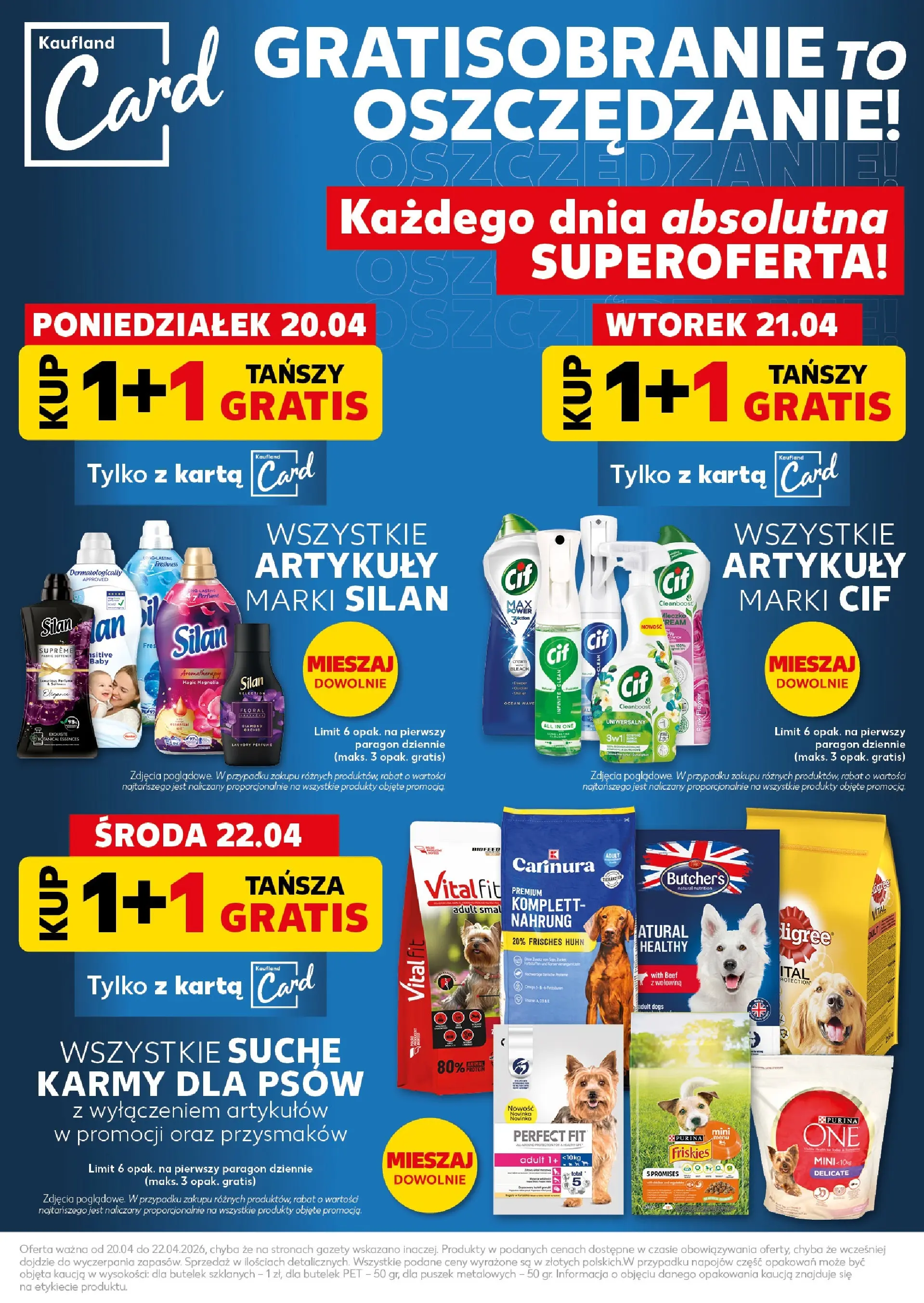 Kaufland gazetka - Mocny start od 20.04.2026 - od jutra PDF | Strona: 3 | Produkty: Karta, Wołowina