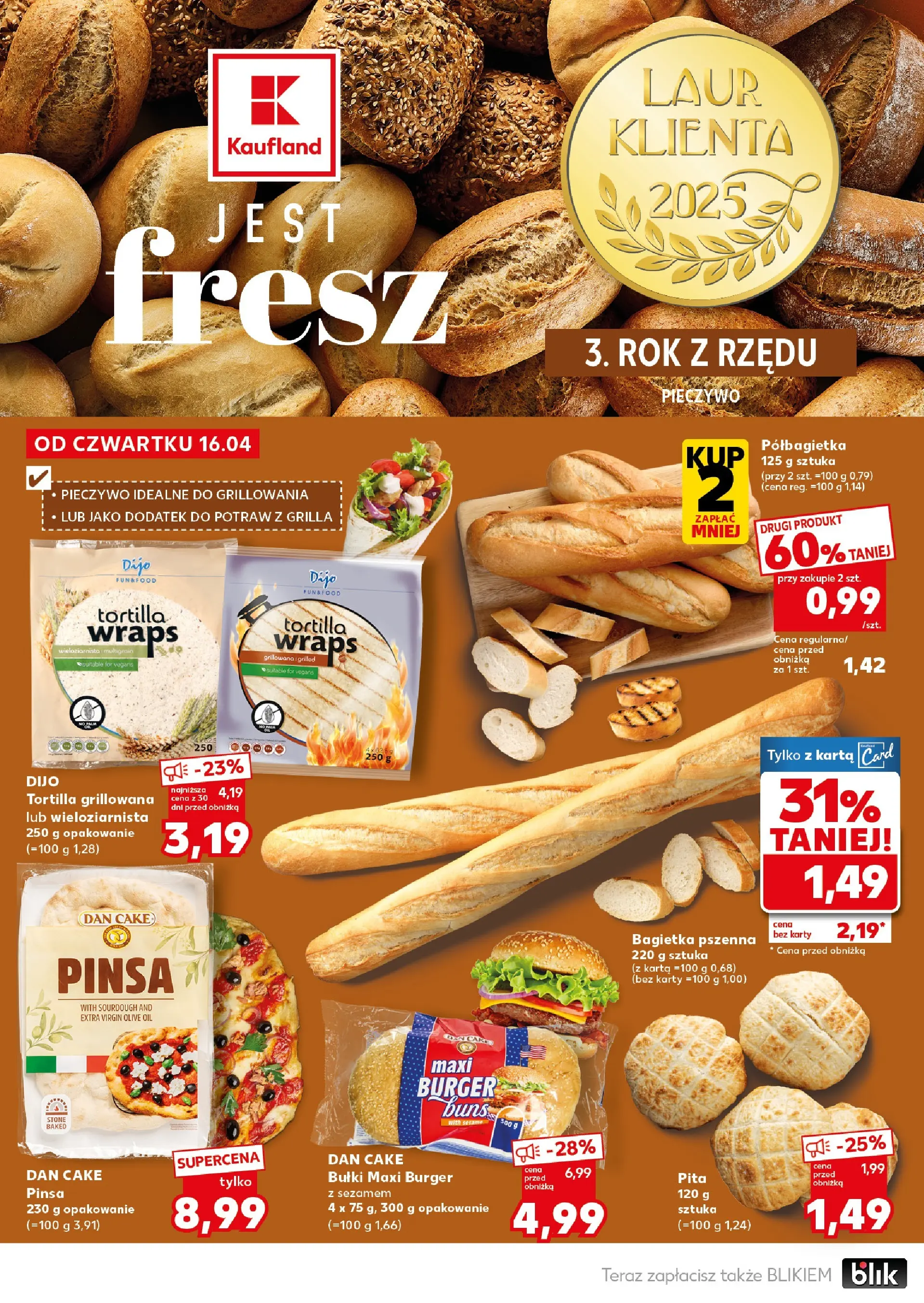 Kaufland gazetka - Mocny start od 20.04.2026 - od jutra PDF | Strona: 20 | Produkty: Karta, Tortilla, Pinsa, Pita