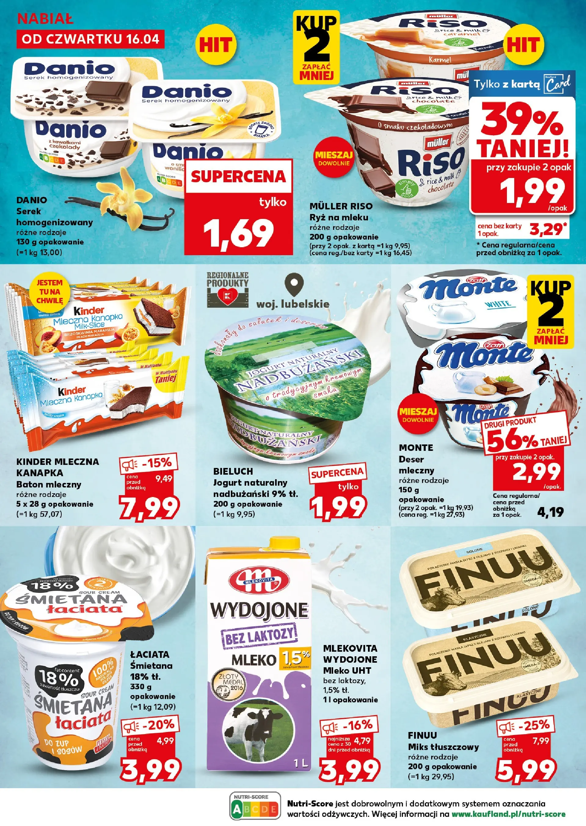 Kaufland gazetka - Super Sobota od 18.04.2026 - od jutra PDF | Strona: 22 | Produkty: Brzoskwinia, Czekolady, Jogurt, Śmietana