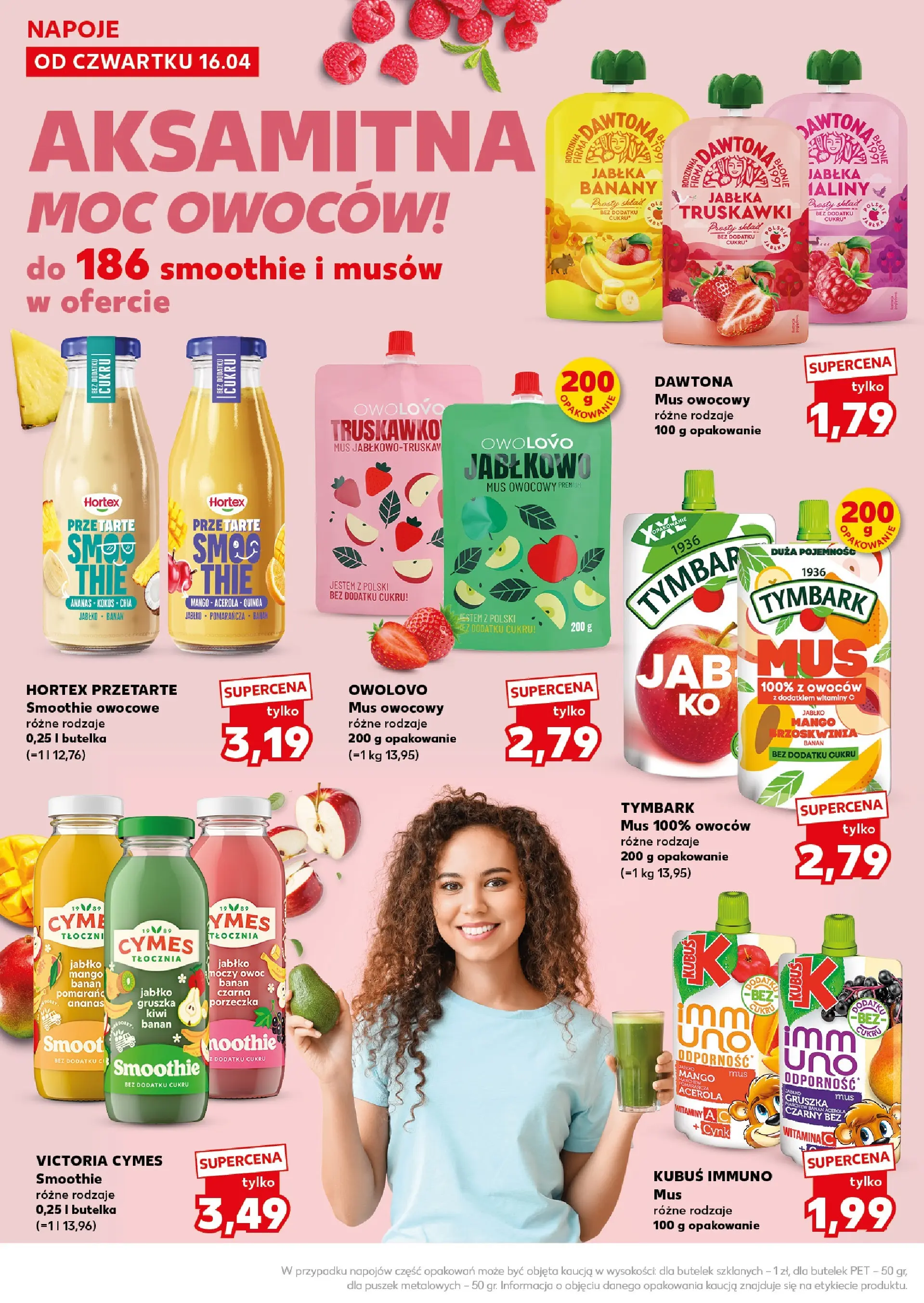 Kaufland gazetka - Mocny start od 20.04.2026 - od jutra PDF | Strona: 26 | Produkty: Gruszka, Smoothie, Porzeczka, Banany