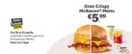 McDonald's McBacon Menu 5.99&euro; - al 23.04.2026