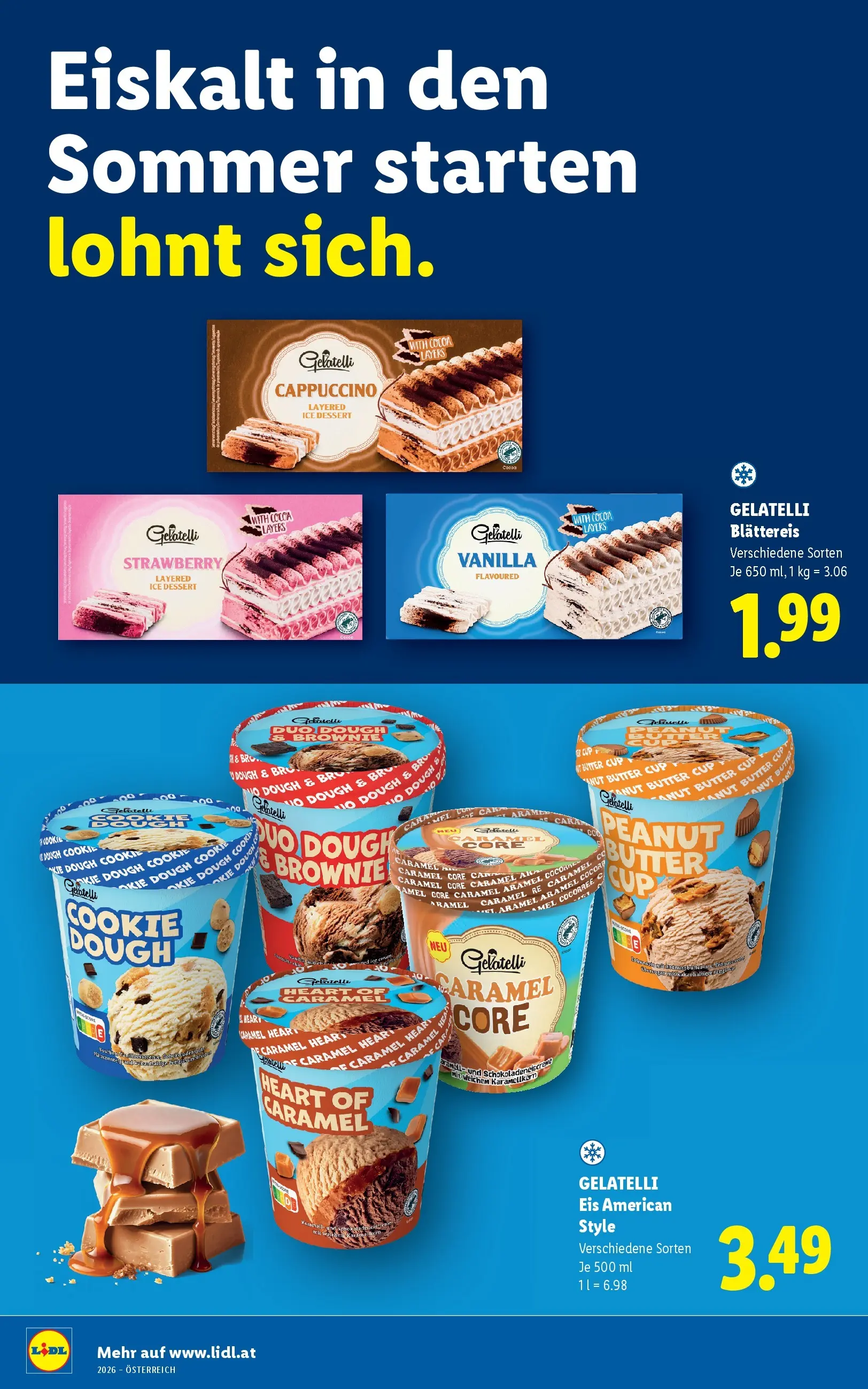 Lidl - Lidl ab 18.04.2026 - Angebote ab donnerstag | Seite: 4 | Produkte: Eis, Butter