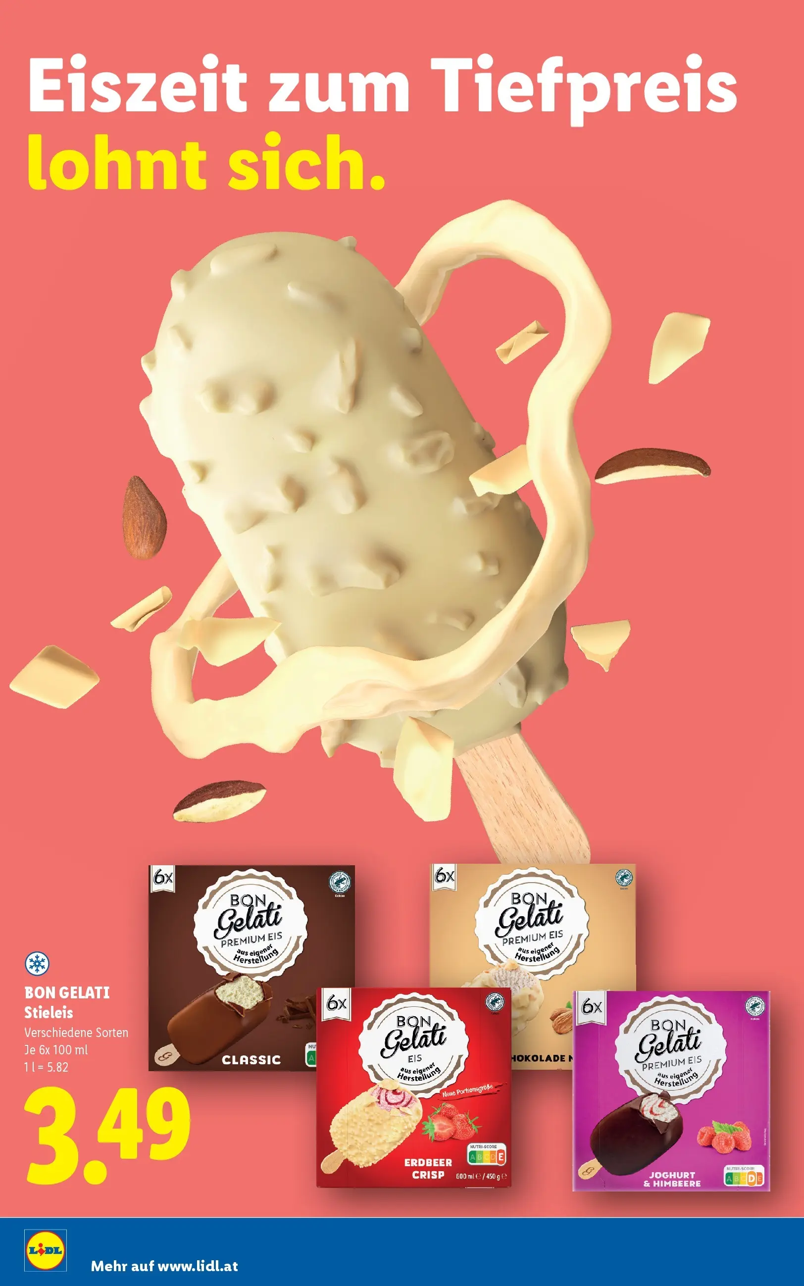 Lidl - Lidl ab 18.04.2026 - Angebote ab donnerstag | Seite: 16 | Produkte: Eis, Himbeere, Joghurt