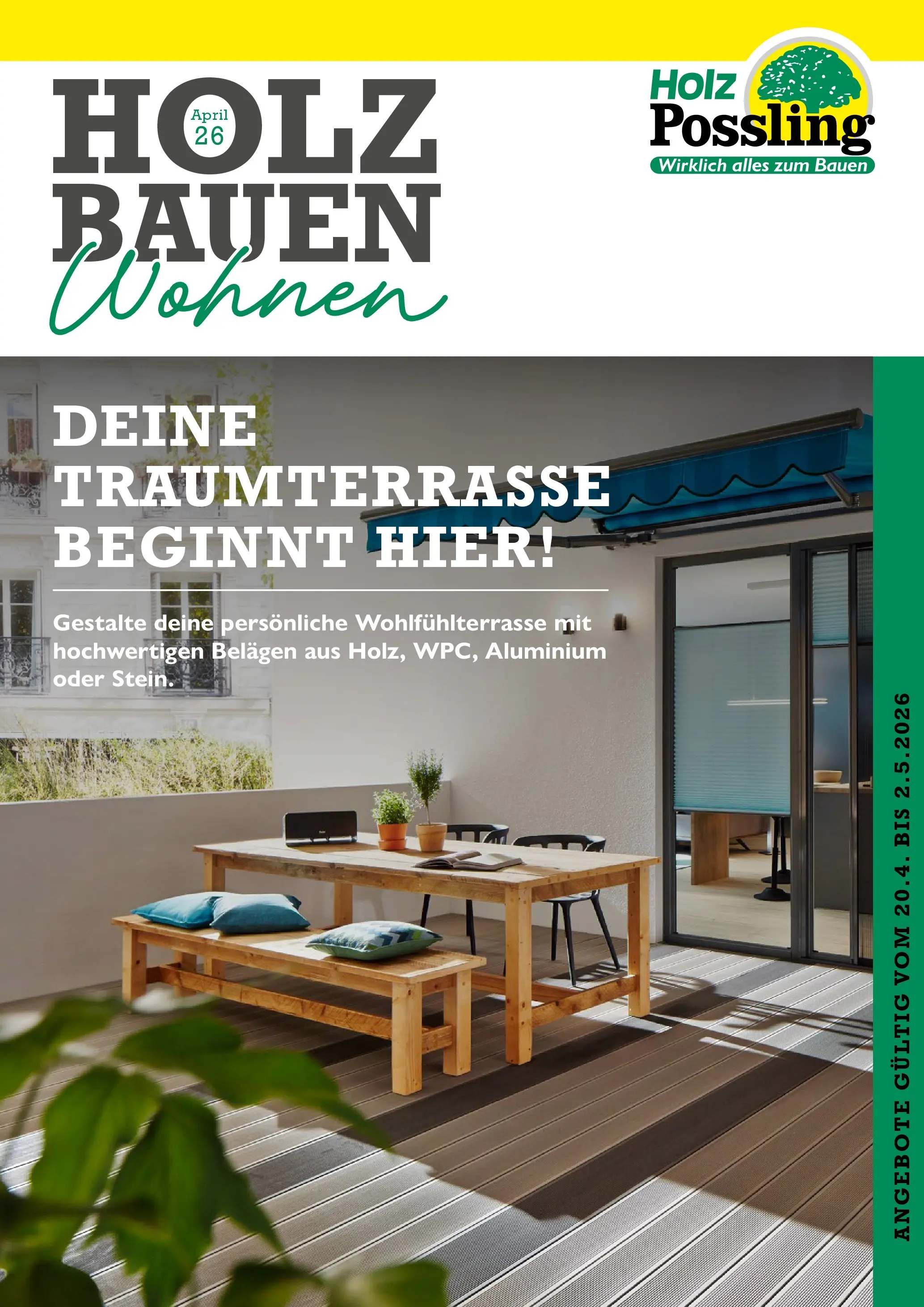 Angebote - Holz Possling: Preisaktion Angebote (ab 19.04.2026) zum Blättern | Seite: 1