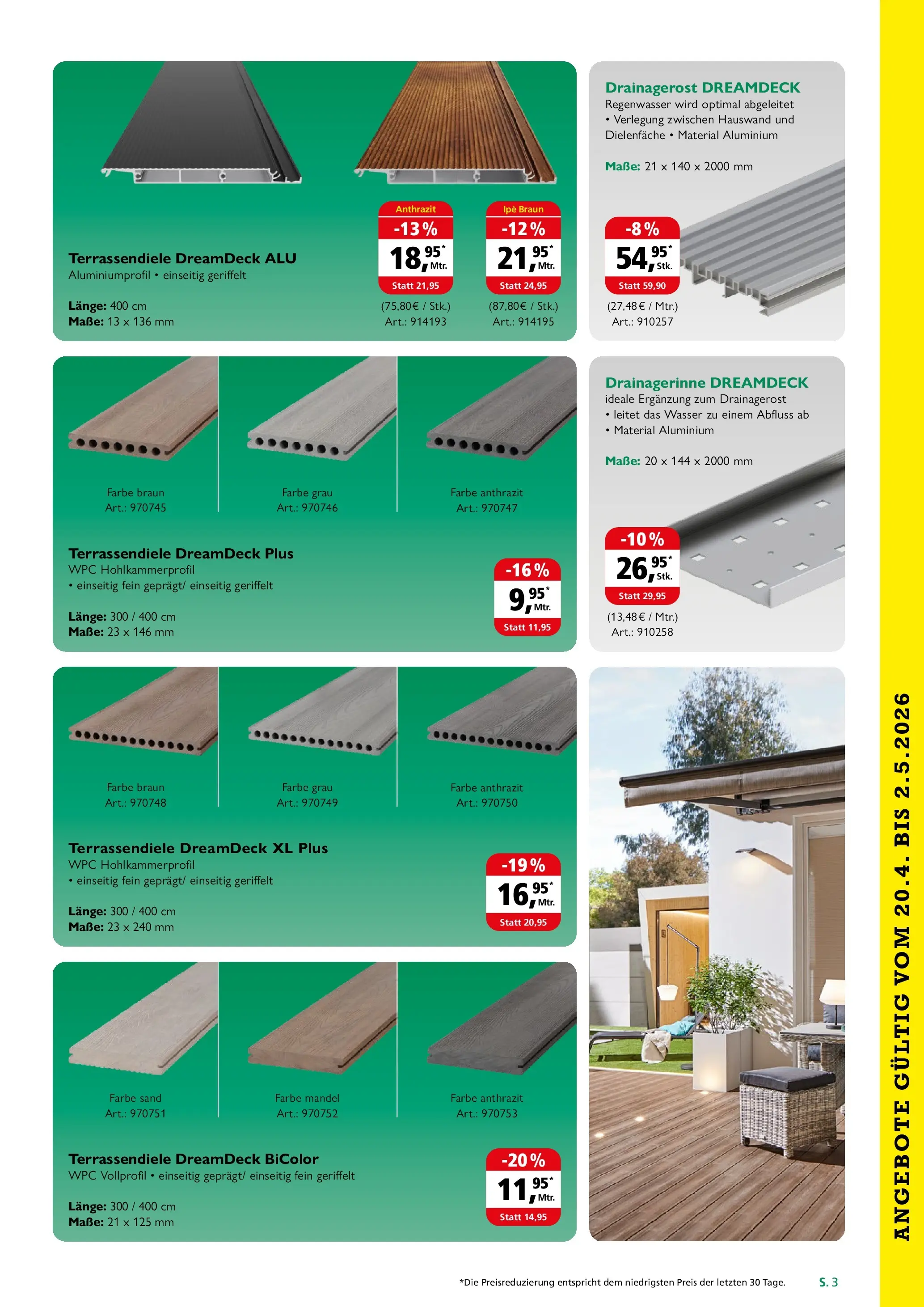 Angebote - Holz Possling: Preisaktion Angebote (ab 19.04.2026) zum Blättern | Seite: 3 | Produkte: Wasser